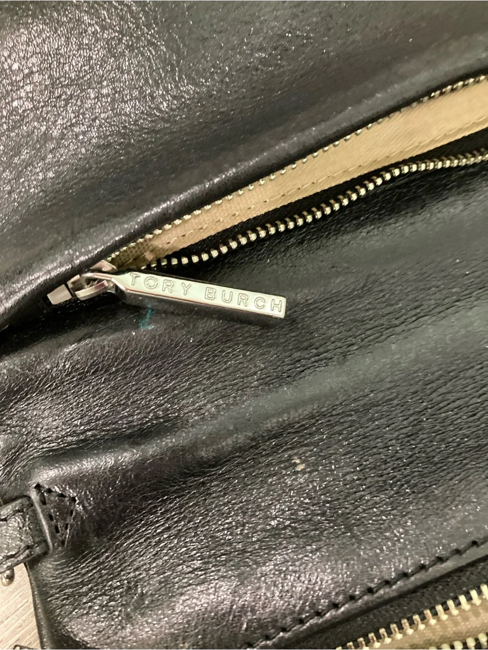 TORY BURCH - chain-link leather shoulder bag